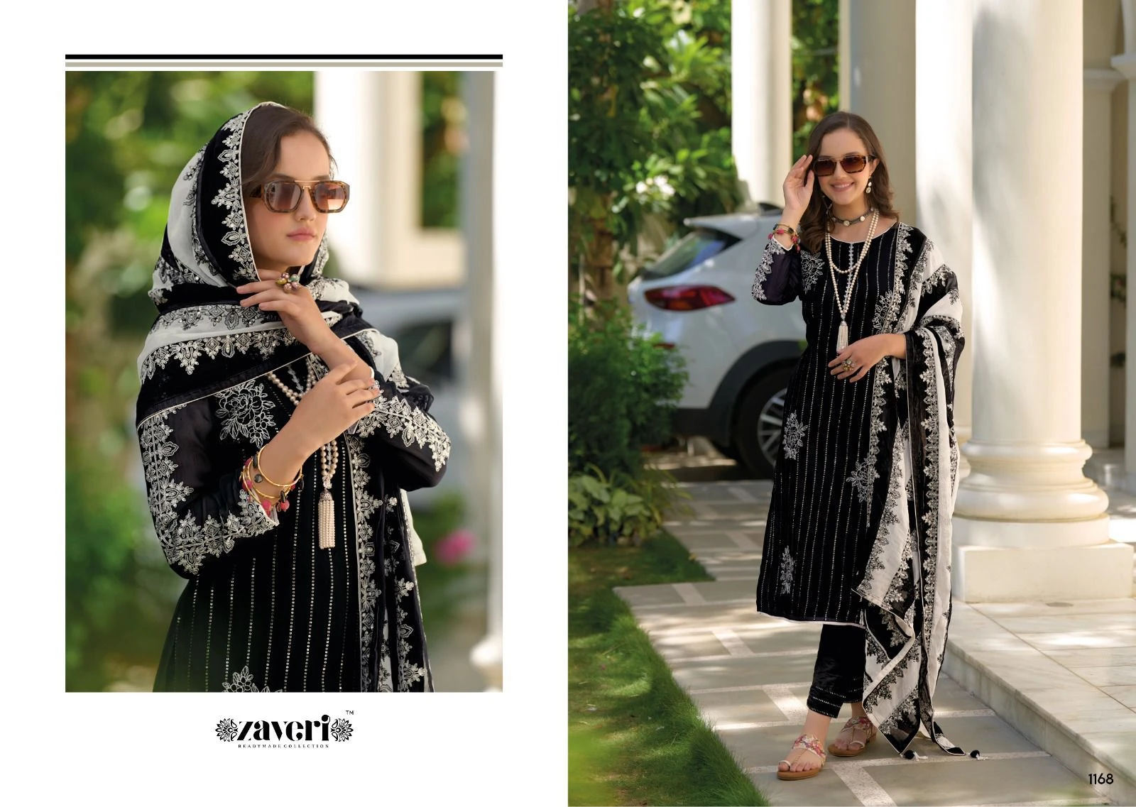 Zaveri Noor Heavy Organza Wholesale Fancy Readymade Salwar Suit Catalog — Wholesale Salwar Suits, MPA wholesale from Surat - Gallery Image 2